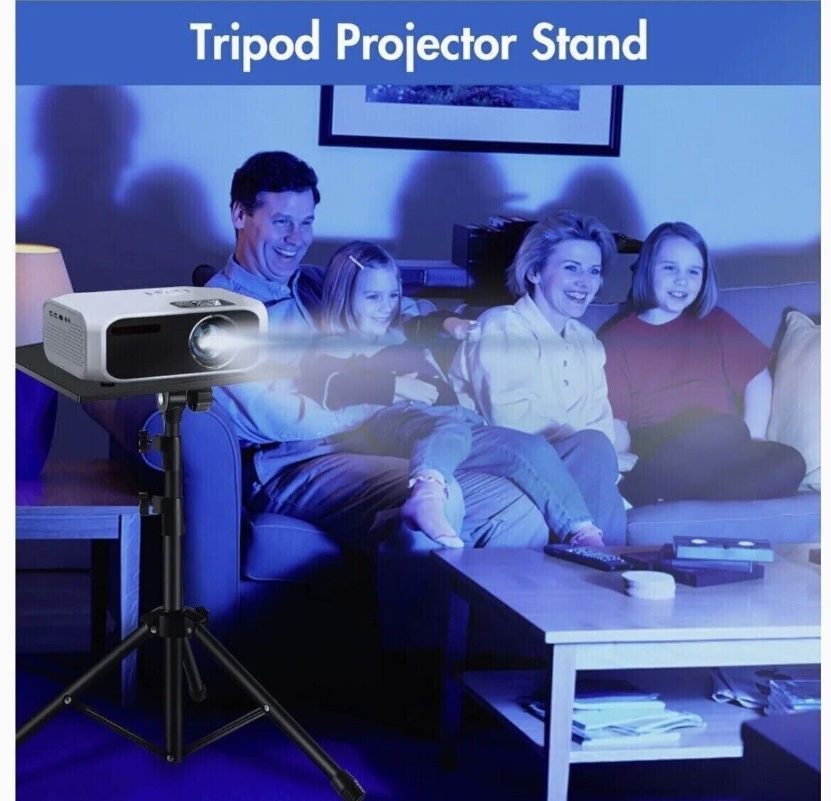 Adjustable Tripod Stand for Projector & Laptop 22-55 Portable