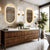 800x500mm LED Bathroom Mirror Oval Anti-Fog Dimmable Wall Mount