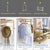 3-Tier Wooden Clothes Rack Rolling Garment Stand w/ Hooks