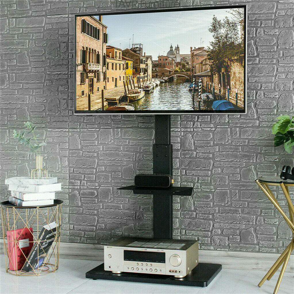 TV Stand Base Swivel Mount 32-65 inch Adjustable Height