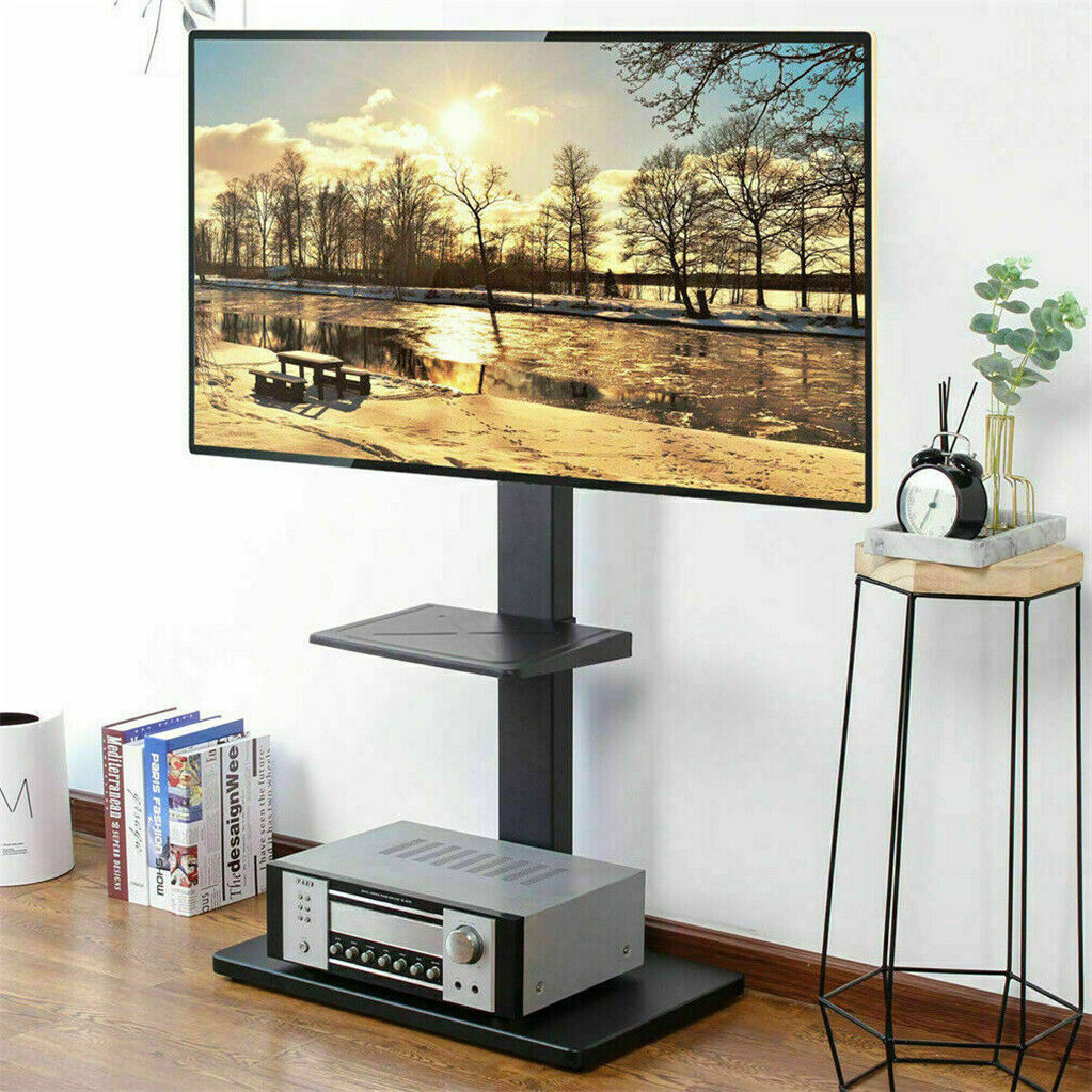 TV Stand Base Swivel Mount 32-65 inch Adjustable Height