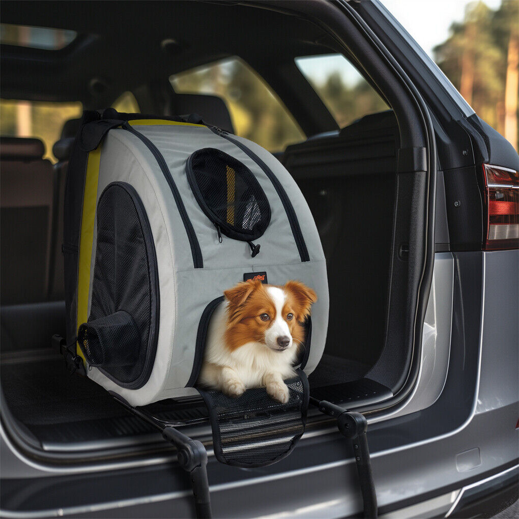 Dog Stroller Car Mounted Outdoor Pet Cart