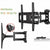 Full Motion TV Wall Mount Bracket 27-55 for Samsung TCL Hisense