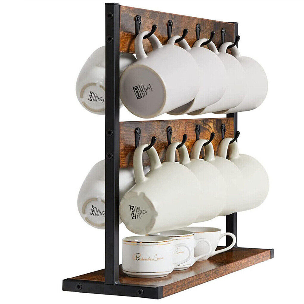 Coffee Mug Holder Stand 43.5cm High, 42cm Wide Kitchen Organizer