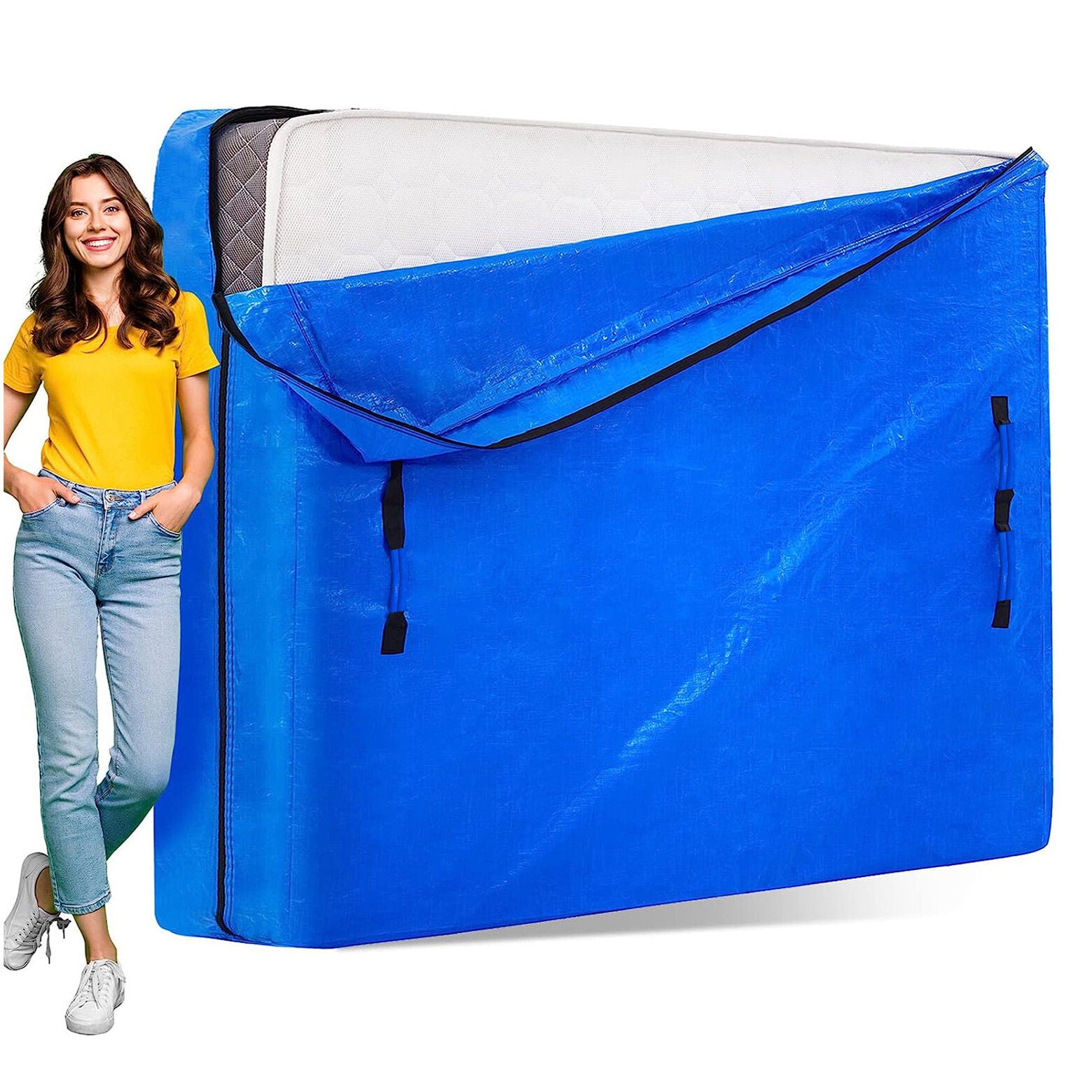 Heavy Duty Waterproof Mattress Bag - Double 192x142x38 cm