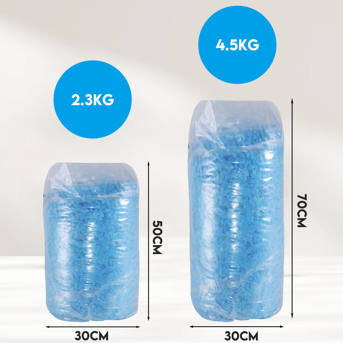 Shredded Memory Foam 2.3KG for DIY Cushions, Dog Beds