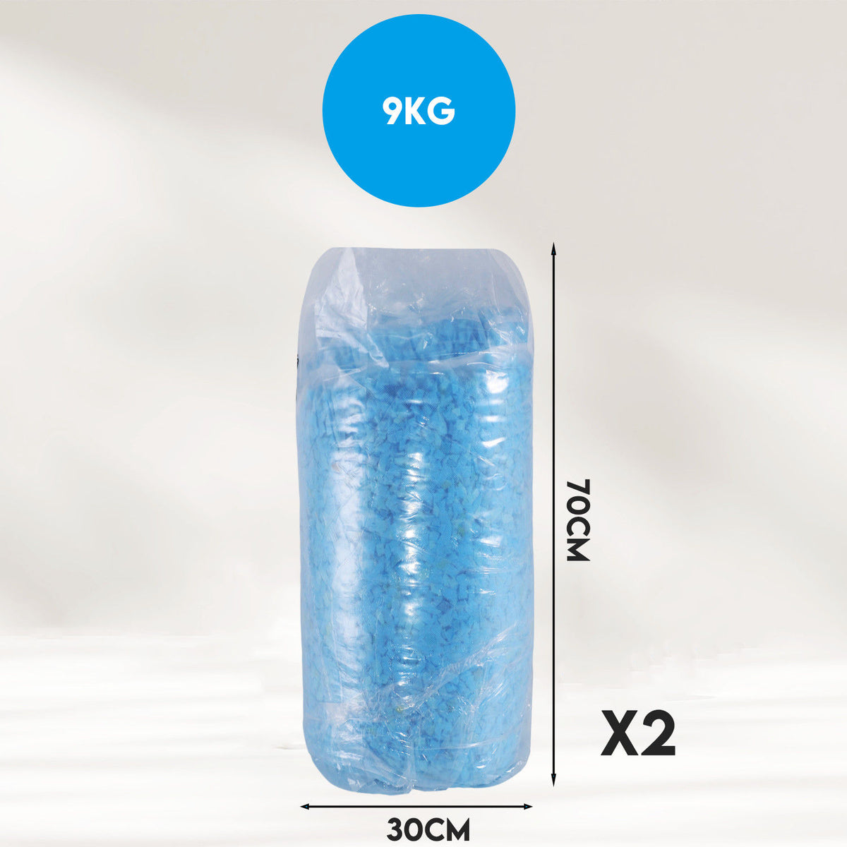 Shredded Memory Foam Fill for DIY Square Cushions, Dog Beds 9KG