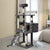 Large Grey Cat Tree Tower Condo with Scratching Post Bed