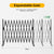 Retractable Aluminium Garden Gate Pet Fence Durable Indoor Outdoor