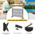 Retractable Aluminium Garden Gate Pet Fence Durable Indoor Outdoor