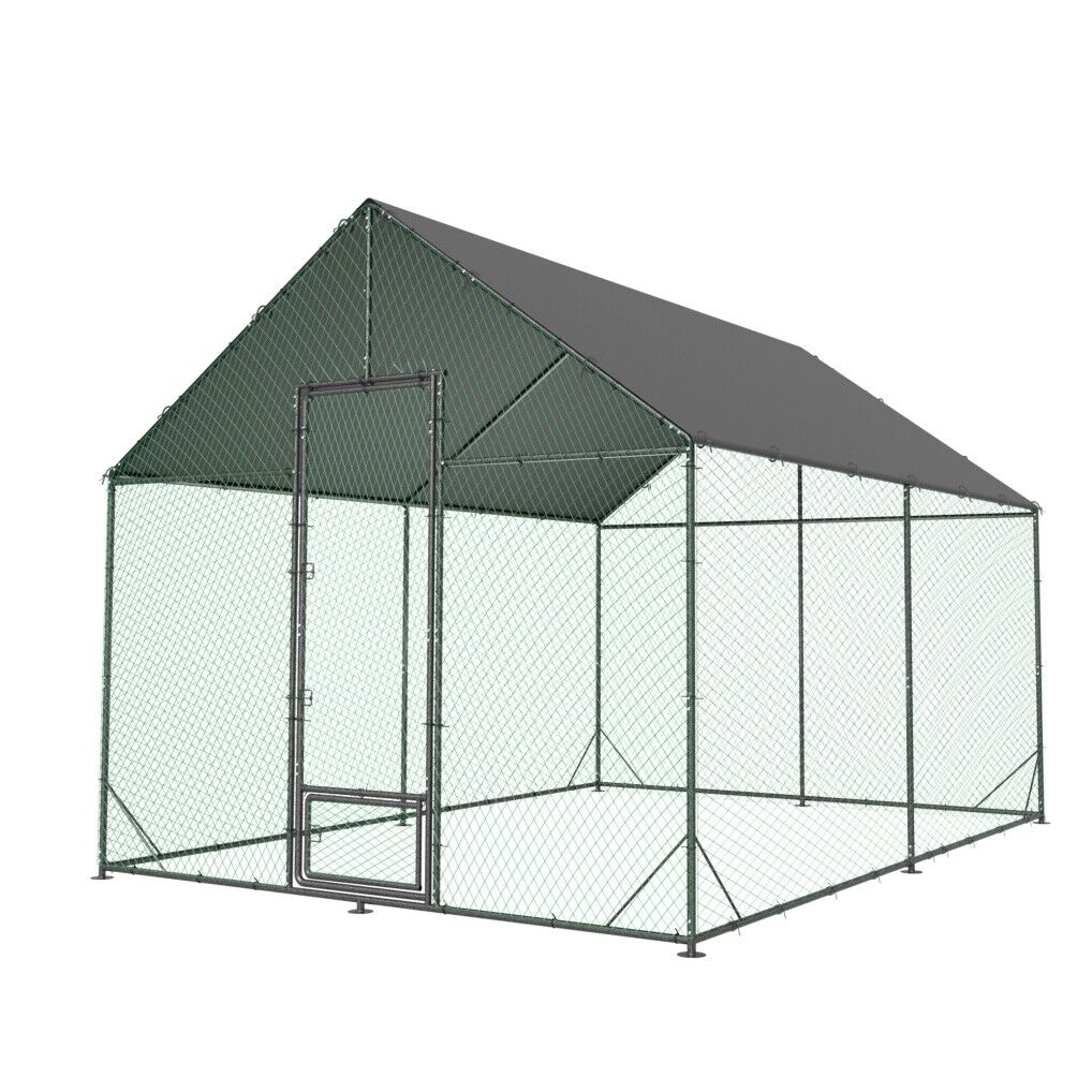 XL Chicken Coop 276x405x300cm Large Hen House Cage