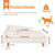 Luxury Pet Sofa Bed 70cm Rectangular Soft Cushion Anti-skid