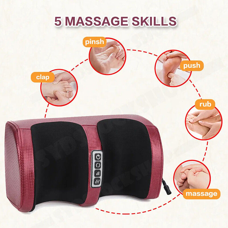 24W Electric Foot Massager with Infrared Therapy & Timer, AC