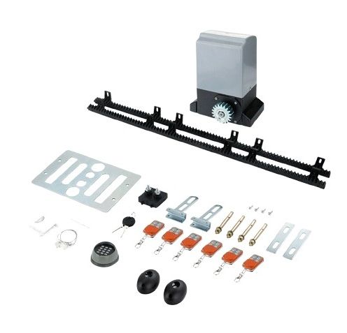 Electric Sliding Gate Opener 550W 0.74HP for 2m Gates w/ 6 Remotes &amp; APP