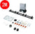 Electric Sliding Gate Opener 550W 0.74HP for 2m Gates w/ 6 Remotes & APP