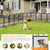 XL Metal Dog Playpen Indoor Fence with Waterproof Pad