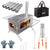 Stainless Steel Wood Burning Stove 1 Burner Camping BBQ with Chimney