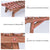 Pine Wood 3pcs Plant Stand Ladder Garden Flower Display