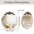 Baroque Round Antique Mirror Wall Decor 80x84.5cm