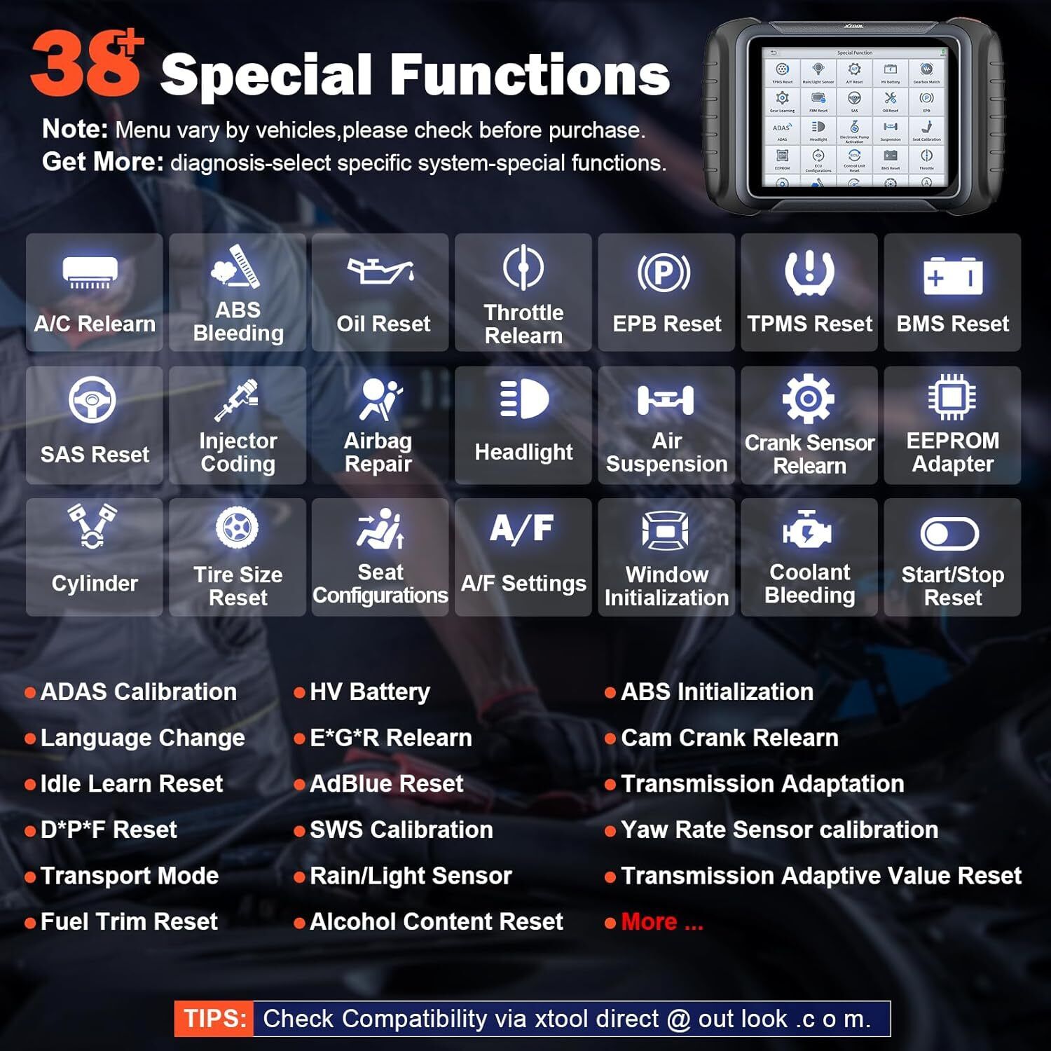 D8S OBD2 Scanner Diagnostic Tool 2025 Newest Version