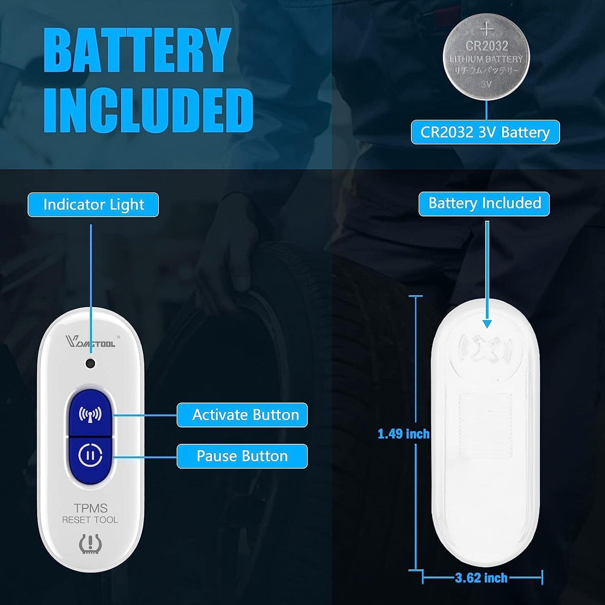 TP508 TPMS Relearn Tool for GM Tire Pressure Reset