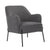 Upholstered Armchair Dark Grey