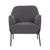 Upholstered Armchair Dark Grey