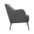 Upholstered Armchair Dark Grey