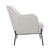 Hugo upholstered armchair ivory