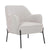 Hugo upholstered armchair ivory