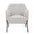 Hugo upholstered armchair ivory