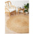Atrium polo natural indoor rug 150 x 150cm