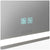 Aurea integrated led plug in wall mirror