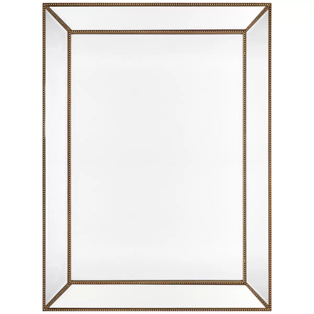 Zeta wall mirror large antique gold