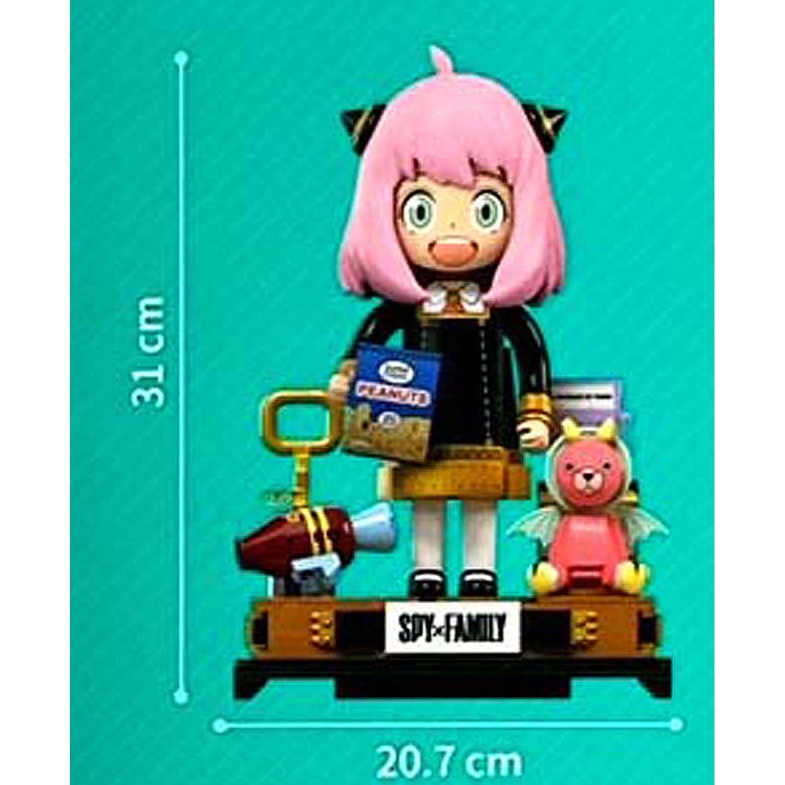 Kalos 31cm Anya Forger Face Changing Building Block Figure Spy X Family