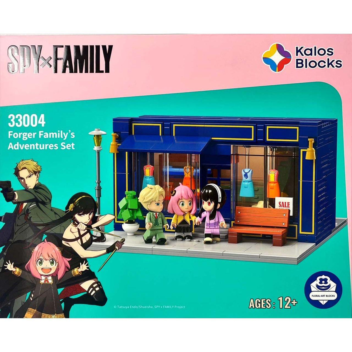 Kalos Spy X Family Forger Family's Adventure Building Block Set Tailor Shop