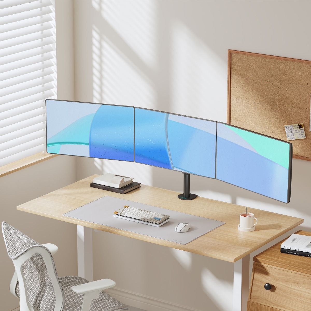 activiva Triple-Screen Articulating Monitor Arm