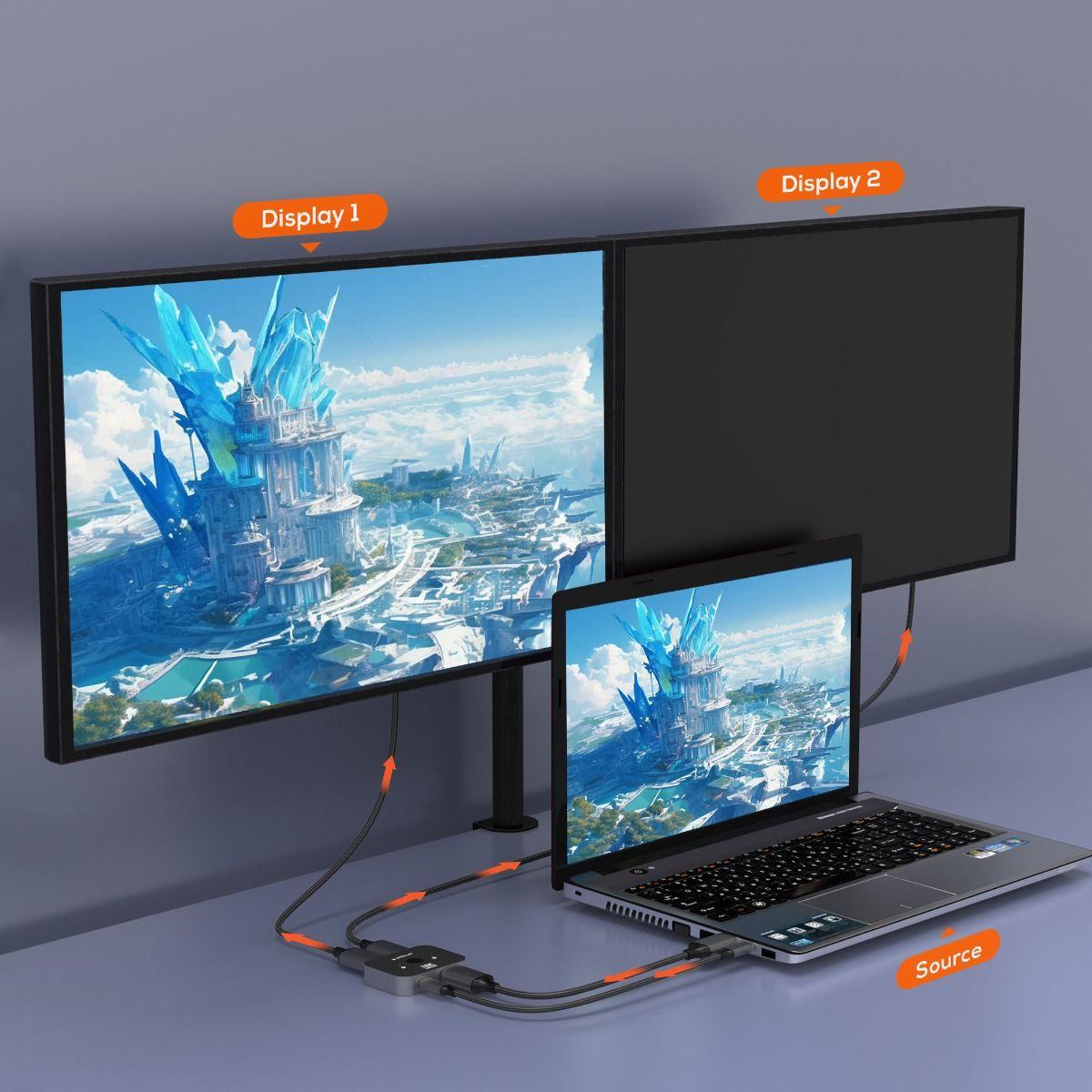 mbeat 8K Bi-directional HDMI 2.1 Switch 2 In 1 Out/1 In 2 Out