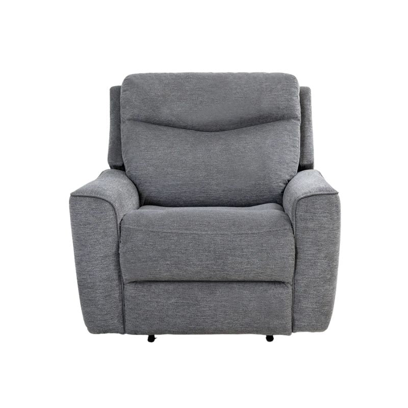 Fabric Motion Recliner Single Chair Cosmic Steel