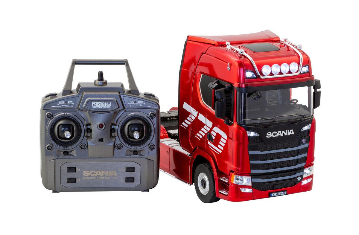 Scania Licensed Remote Control Trailer Head Truck with Lights, Sounds &amp; Steering Adjustment