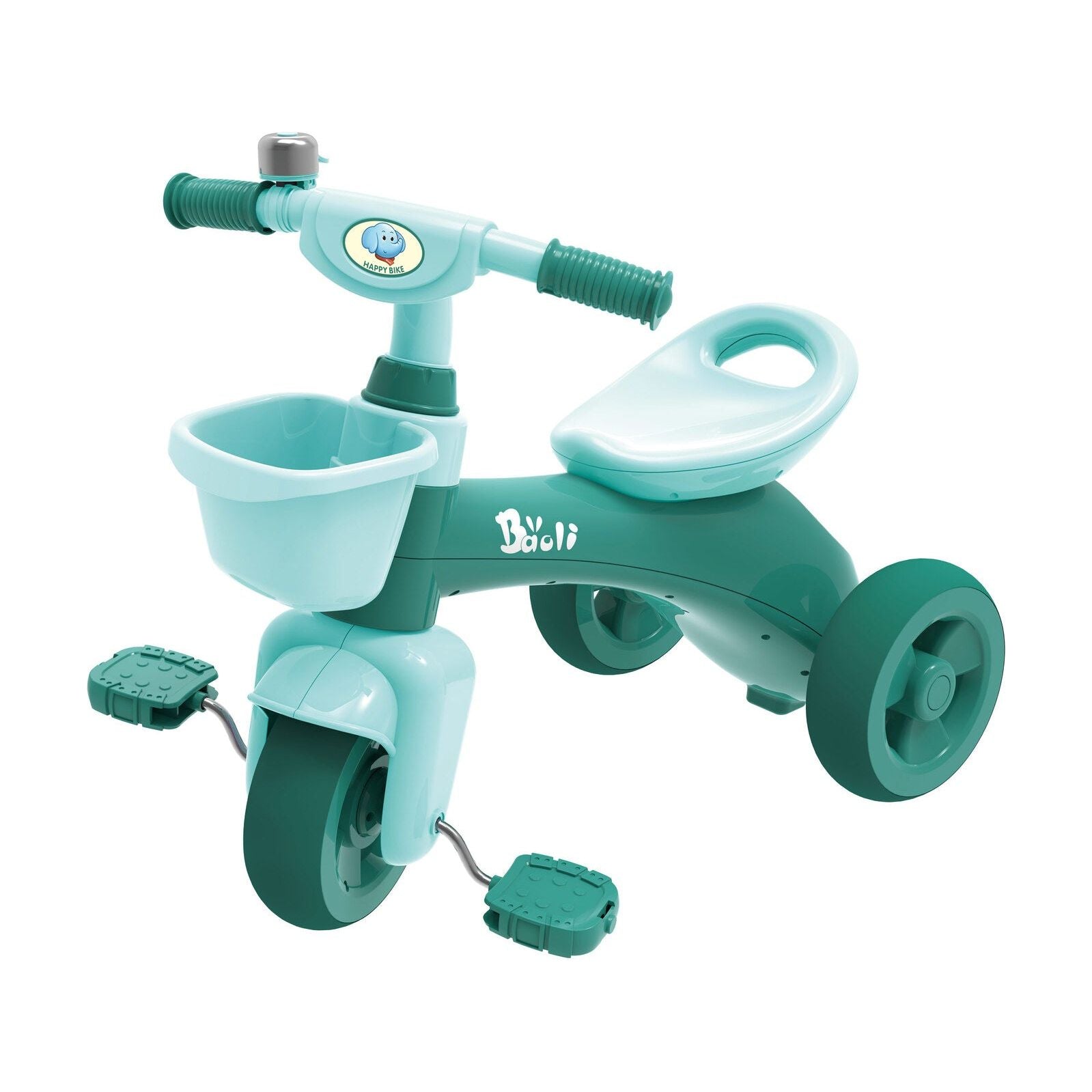 Tricycle Kids Ride-On (Green) - 57.5 x 33.5 x 57.5 cm