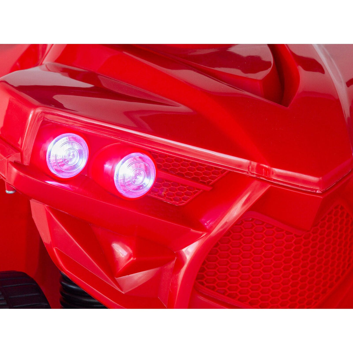 Rechargeable Ride-on Quad bike (Red) with Safe Braking System