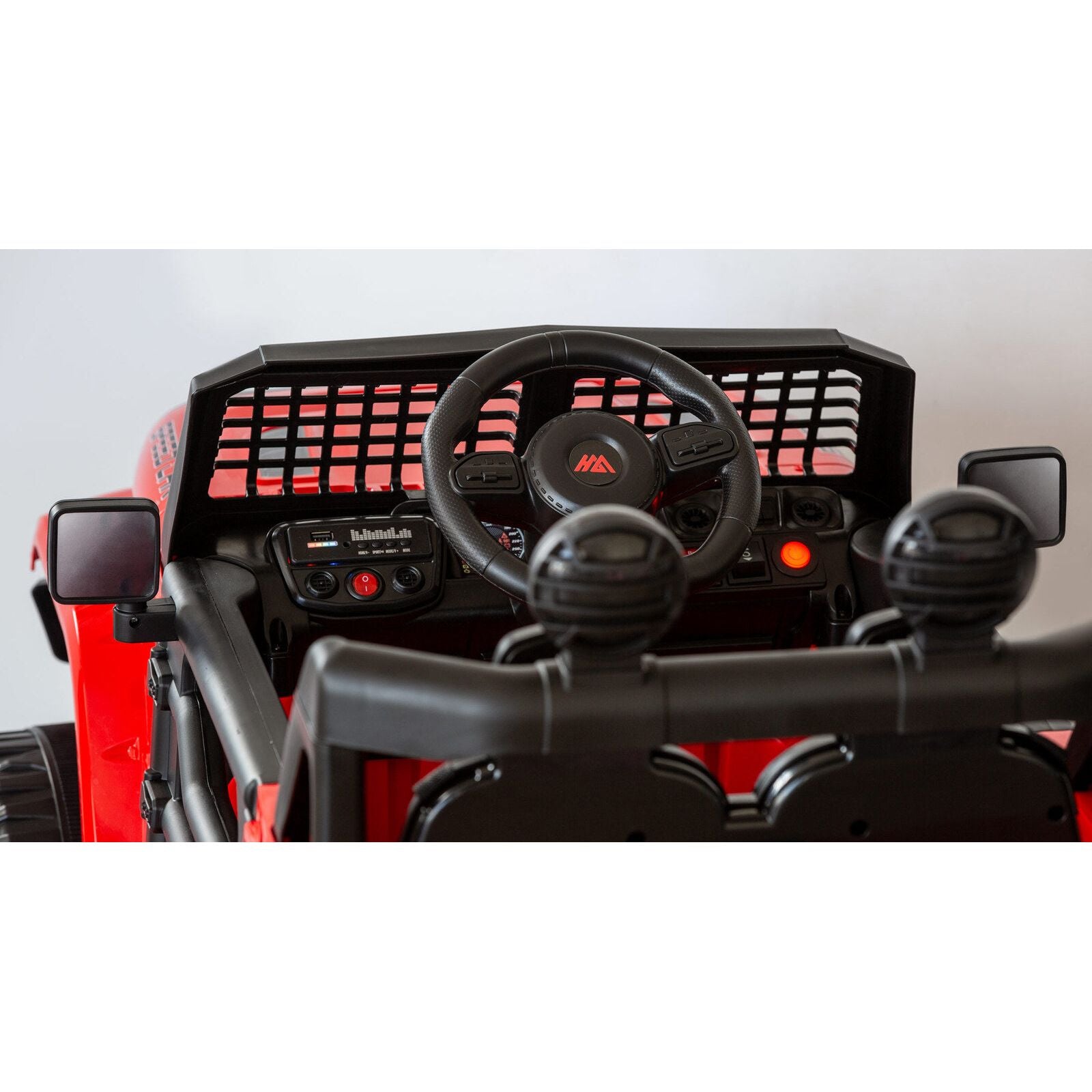 Jeep Inspired Remote Controlled Ride-on Electric Car (Red)