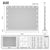Beauty Mirror with 18 LED Bulbs, Colour Settings, White Frame,  and USB A and C Ports