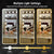 Beauty Mirror with 18 LED Bulbs, Colour Settings, White Frame,  and USB A and C Ports