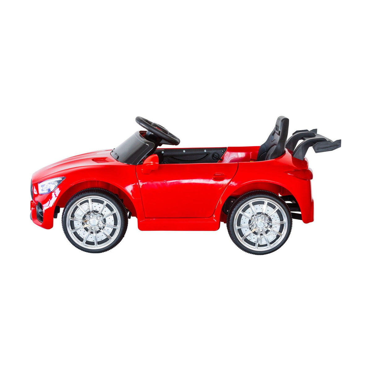 Mercedes-inspired Design Ride-on (Red) Electric Car with Parental Remote Control