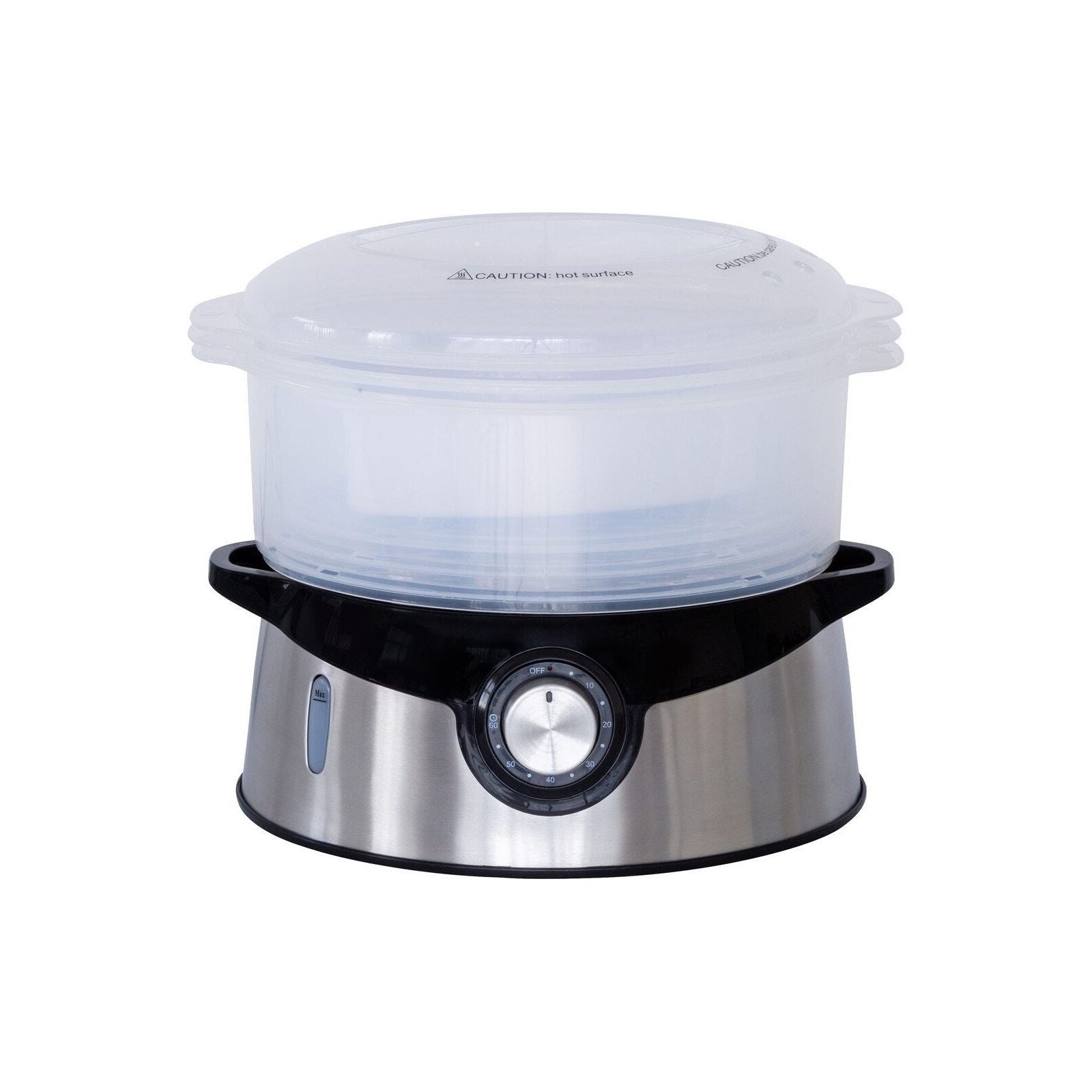 3 Tier Food Steamer with Stainless Steel Base
