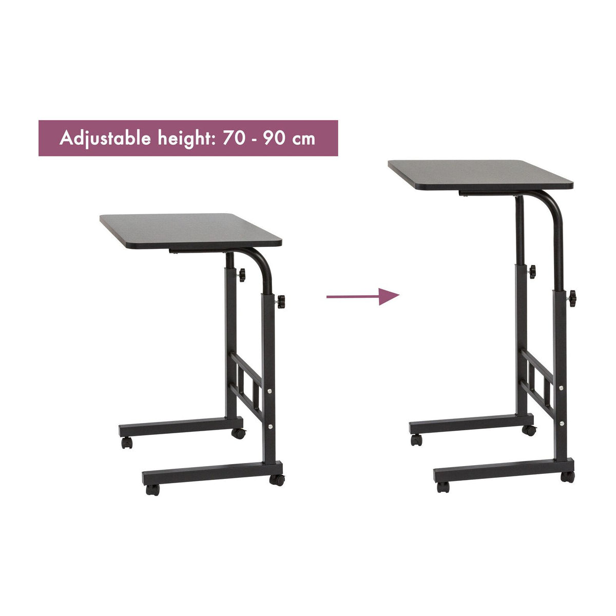 Portable Laptop Desk with Adjustable Height