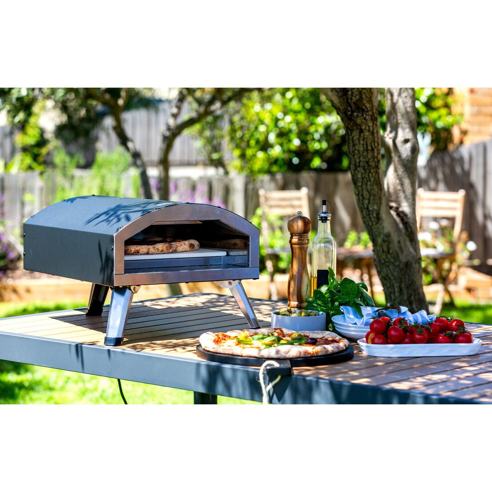 Compact and Portable 12" Outdoor Electric Pizza Oven