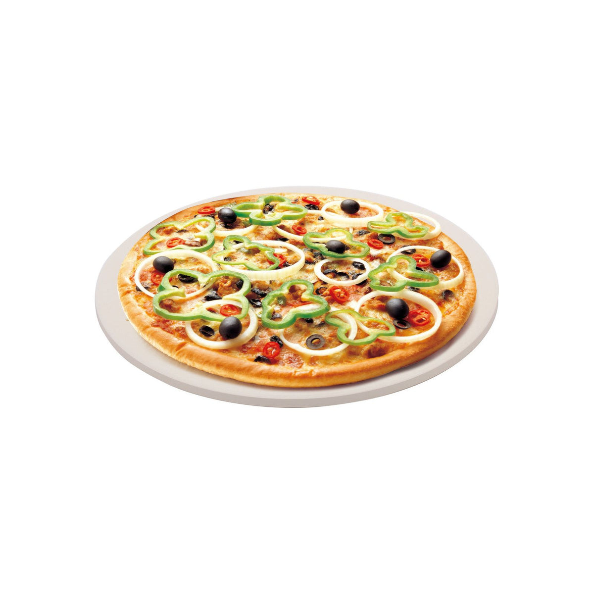 Heat-Resistant BBQ Pizza Stone - 33cm